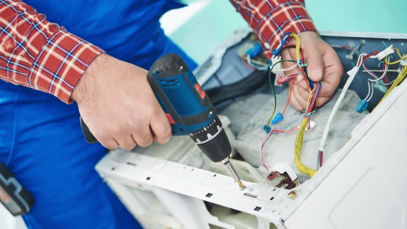Gölmarmara Samsung Samsung çamaşır makinesi kart tamiri – Su almama arızası orijinal parça ile giderildi. - Teknik servis örneği